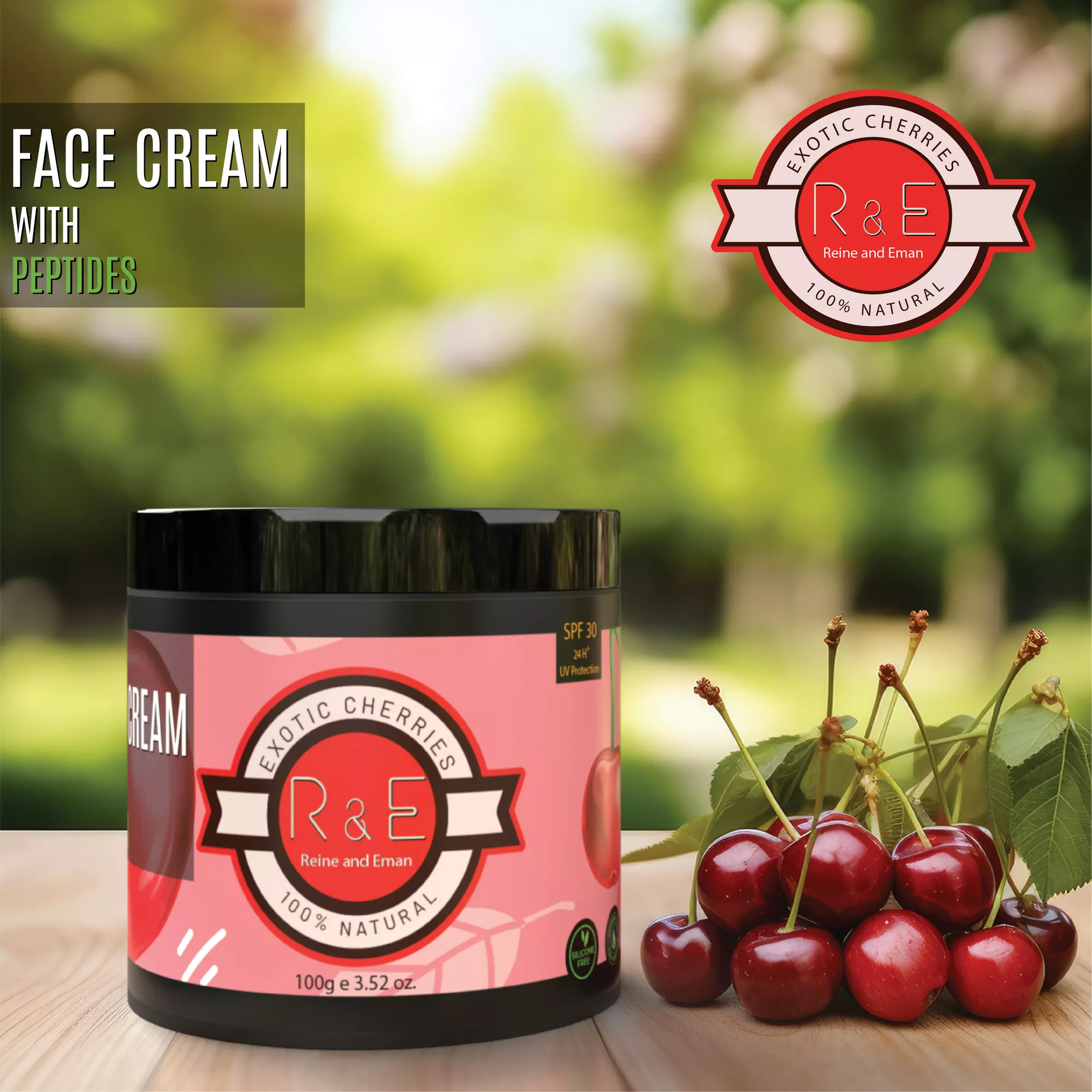 R&L  With Peptides Exotic Cherries Face Cream (100g)